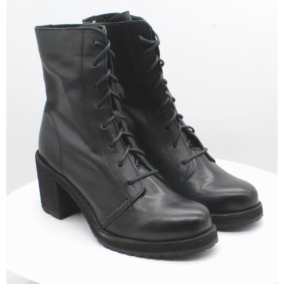 Lug Sole Combat Boots Womens Shoes 